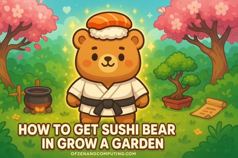 How to Get Sushi Bear in Grow a Garden
