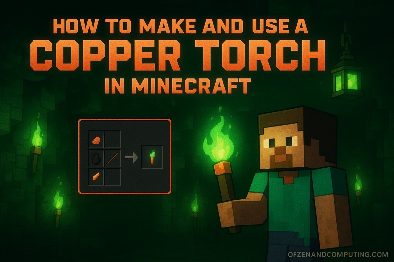 How to Make Copper Torch in Minecraft