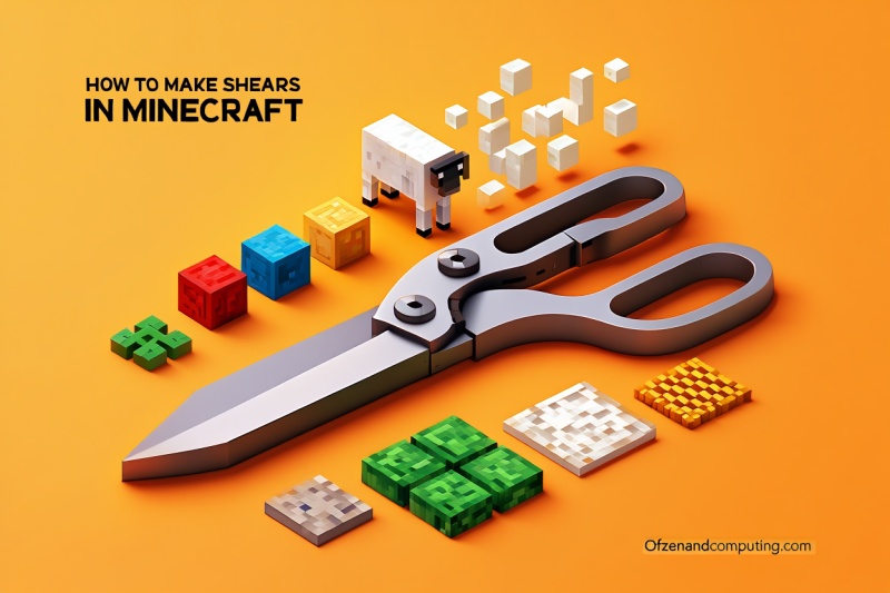 How to Make Shears in Minecraft