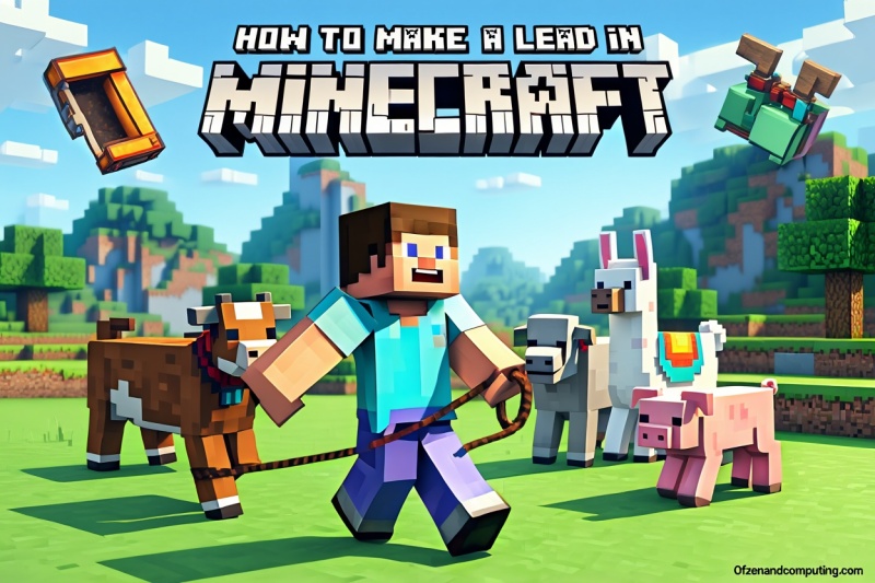 How to Make a Lead in Minecraft