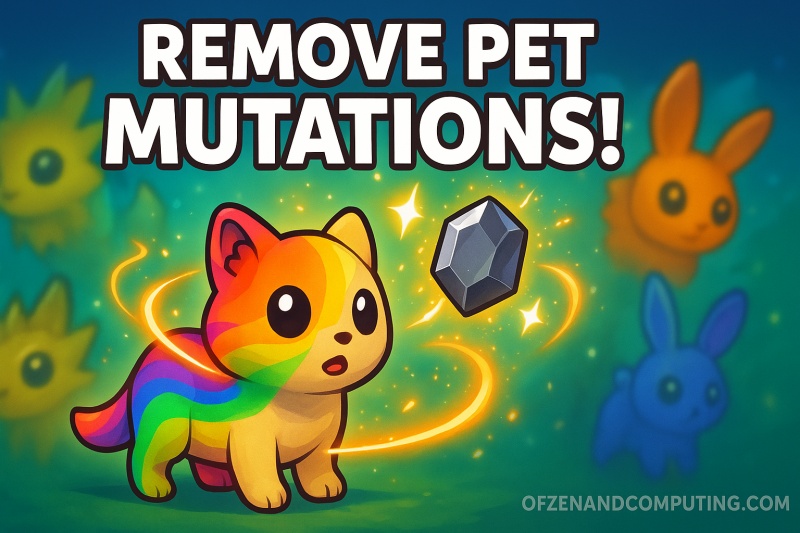 How to Remove Pet Mutations in Grow a Garden