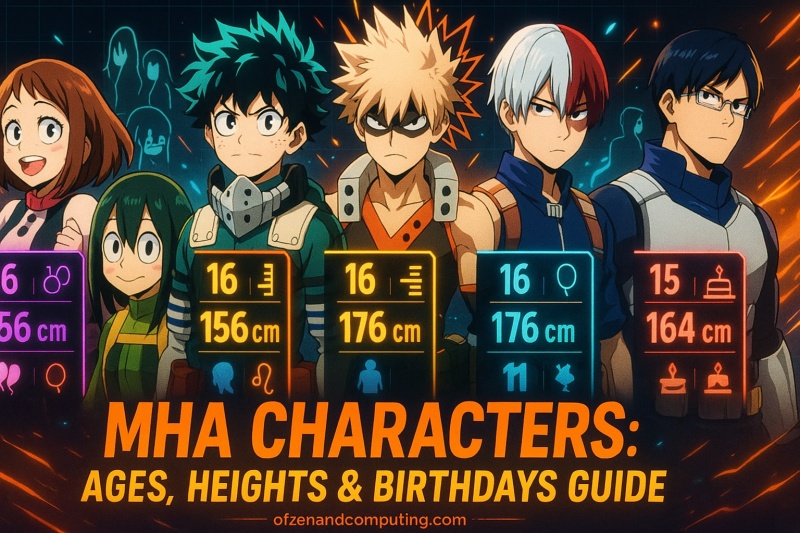 MHA Characters Guide