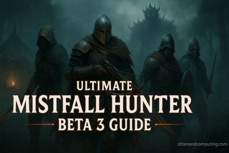 Mistfall Hunter Beta 3 Guide