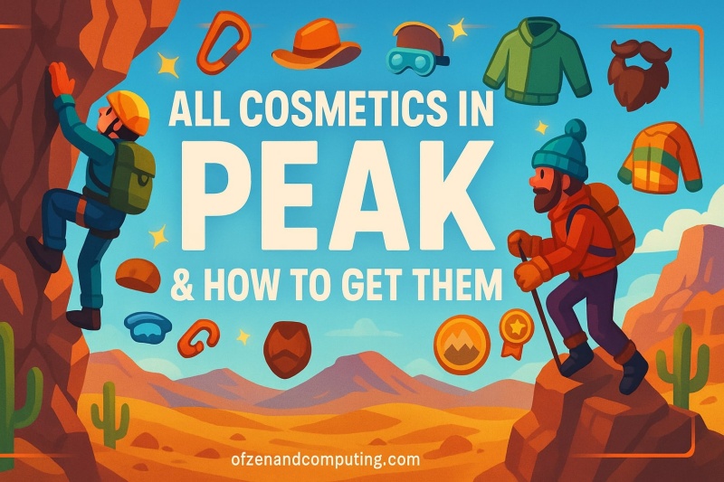 PEAK Cosmetics Complete List