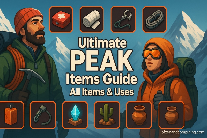 PEAK Items Guide