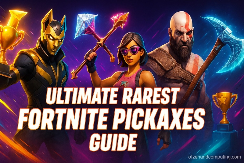 Rarest Pickaxes in Fortnite Pro Guide