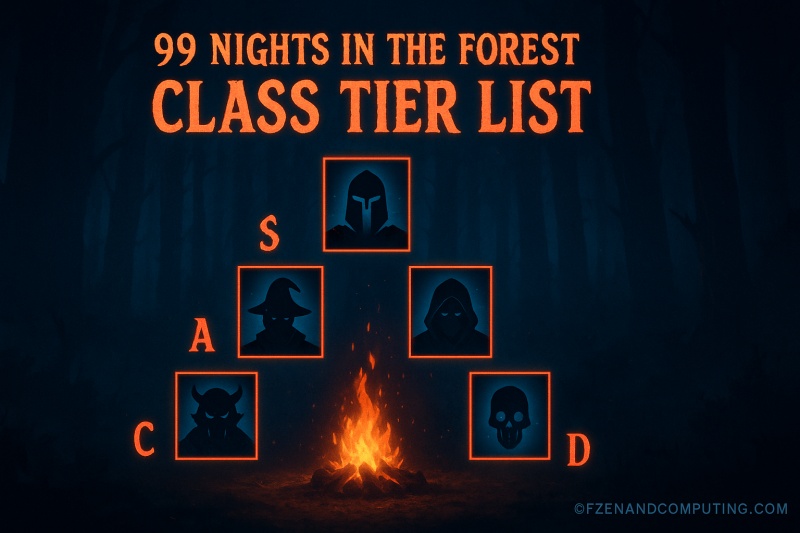 Roblox 99 Nights in the Forest Class Tier List