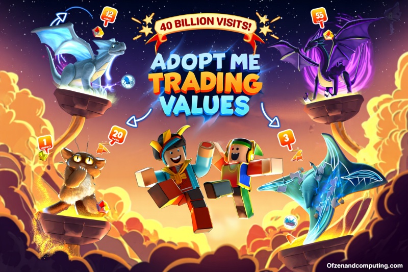 Roblox Adopt Me Pets Trading Values List