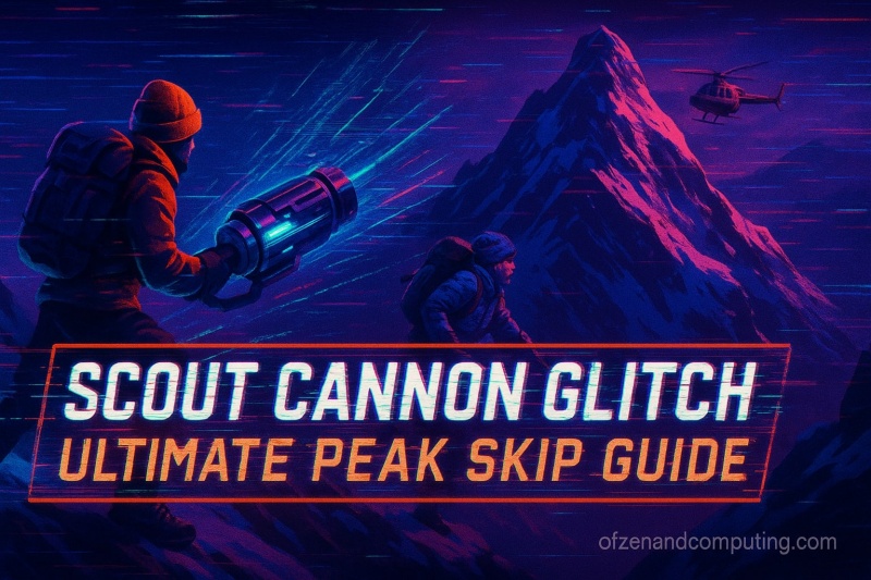 Scout Cannon Glitch PEAK