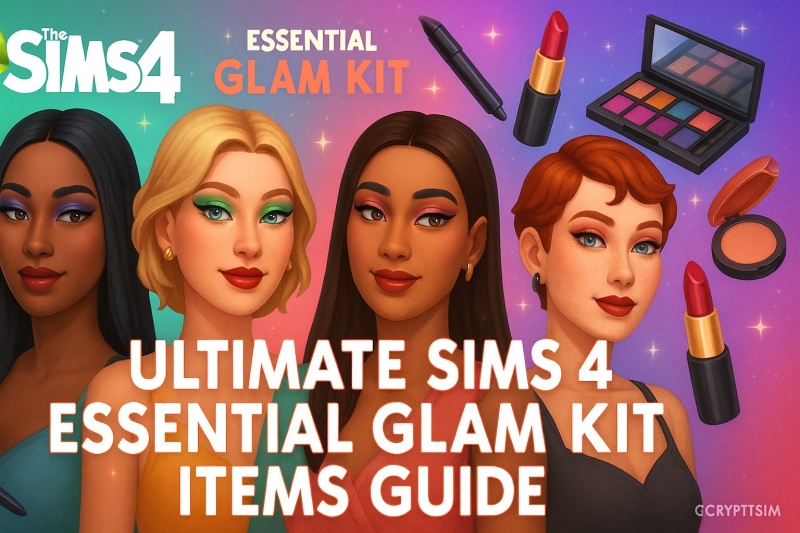 Sims 4 Essential Glam Kit Items Guide