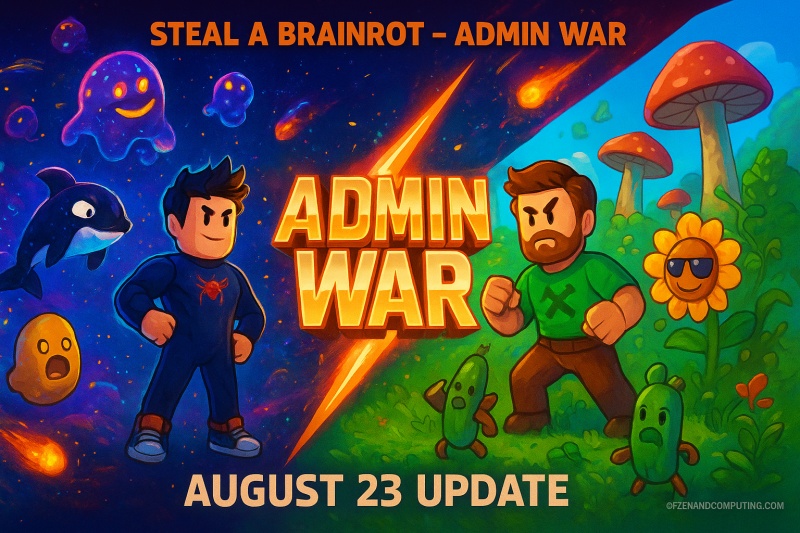 Steal A Brainrot Admin War Update Guide