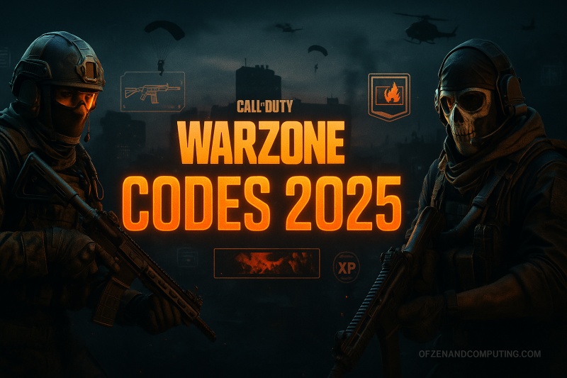 Warzone Codes 2025