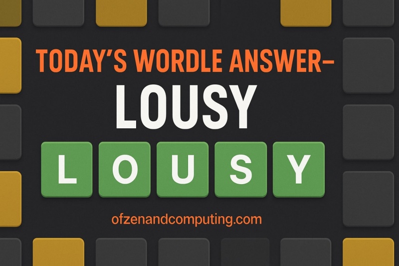 Wordle 1520 Answer