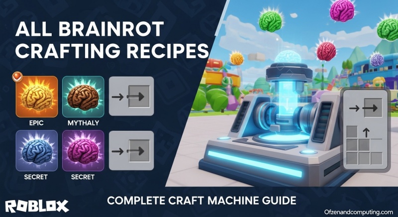 All Brainrot Crafting Recipes in Steal a Brainrot