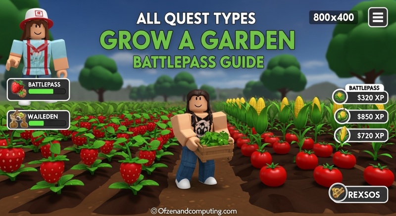 All Quest Types Grow a Garden Battlepass Guide