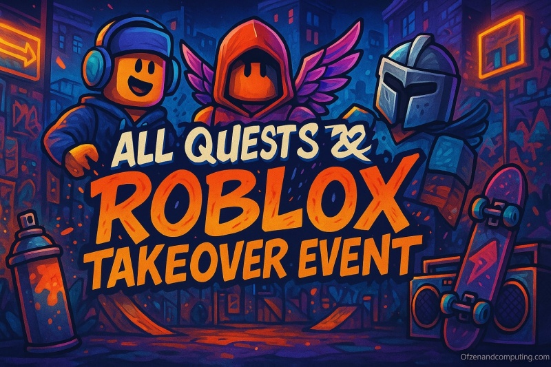 All Quests & Rewards in Roblox Takeover Event