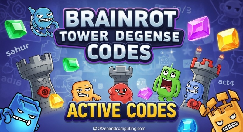 Brainrot Tower Defense Codes