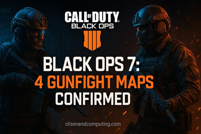 Call of Duty Black Ops 7 Gunfight Maps