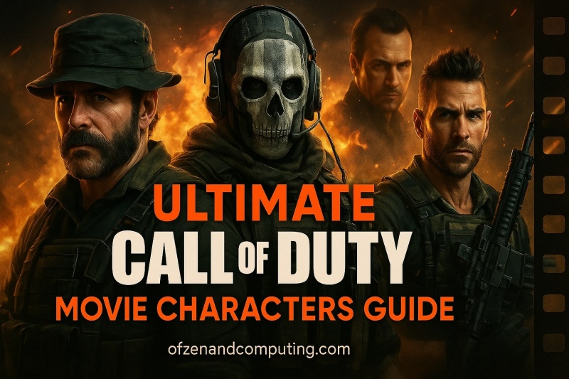 Call of Duty Movie Characters