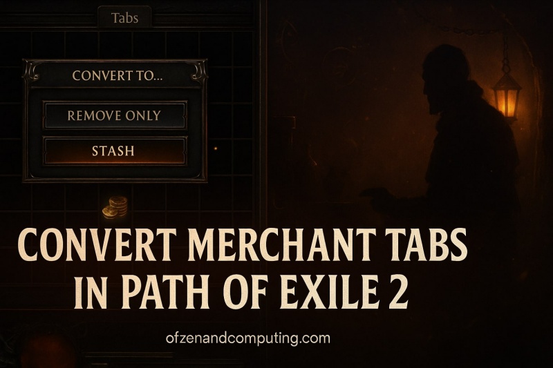 Convert Merchant Tabs in Path of Exile 2