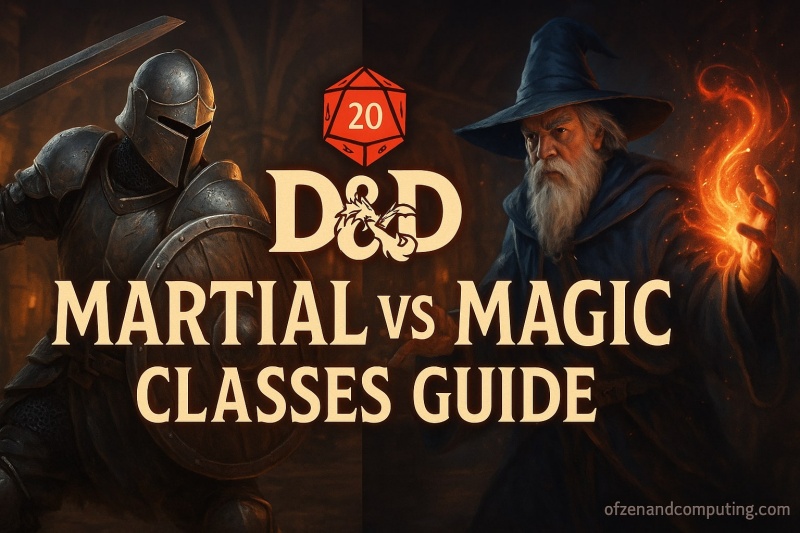 D&D Martial vs Magic Classes Guide