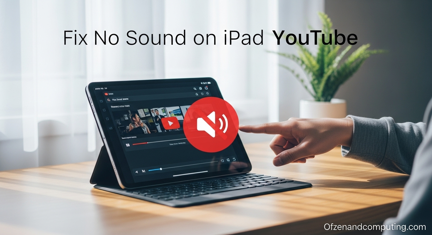 Fix No Sound on iPad YouTube