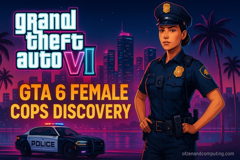 GTA 6 Female Police Officers Spotted