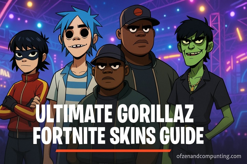 Gorillaz Skins Fast in Fortnite