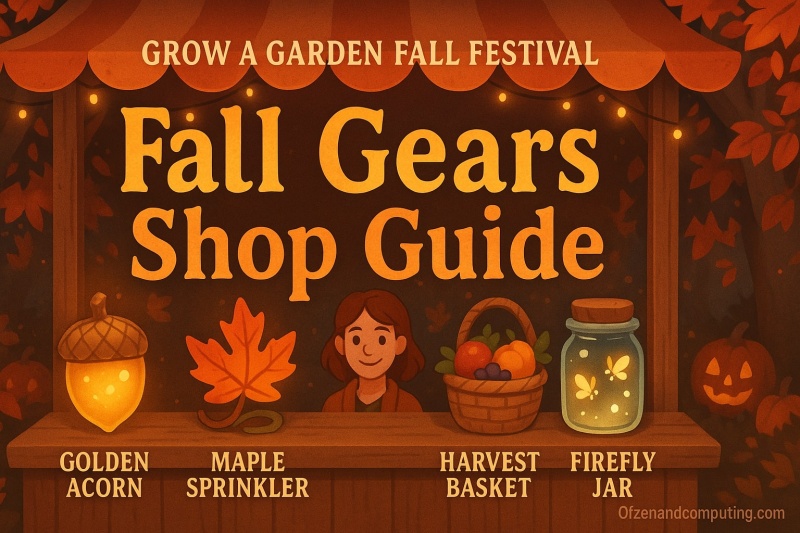 Grow a Garden Fall Gears Shop Guide