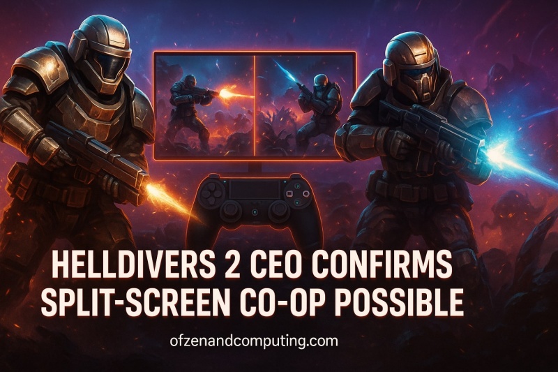 Helldivers 2 CEO Confirms Split-Screen