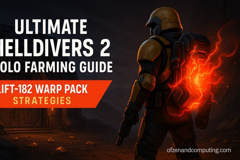 Helldivers 2 Solo Farming Guide