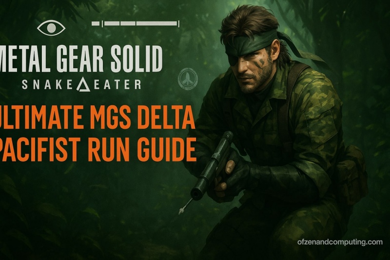MGS Delta No-Kill Guide