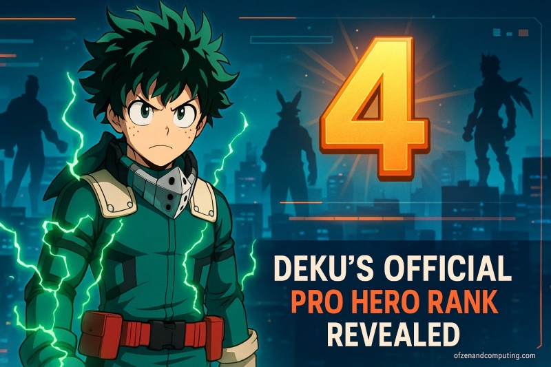 MHA Deku Pro Hero Rank