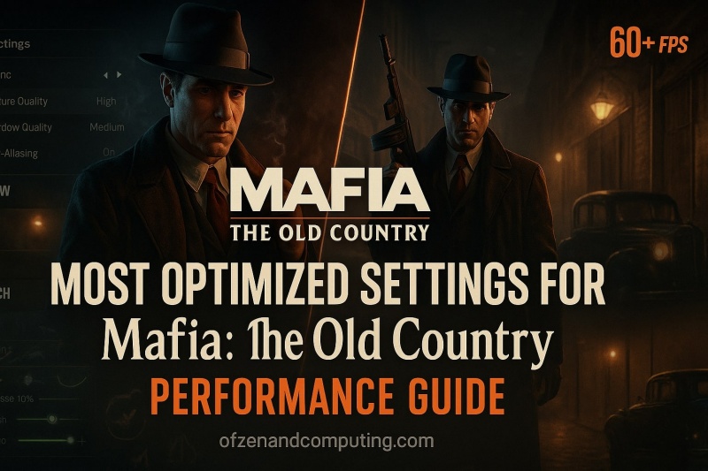 Mafia The Old Country