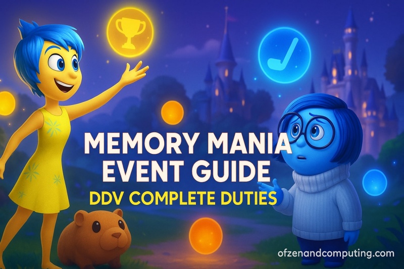 Memory Mania Event Guide DDV