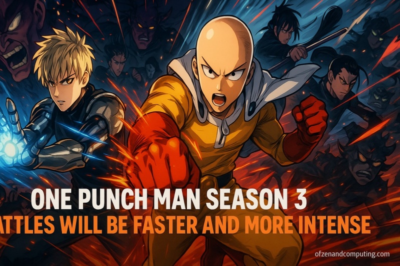 One Punch Man Season 3 Battles