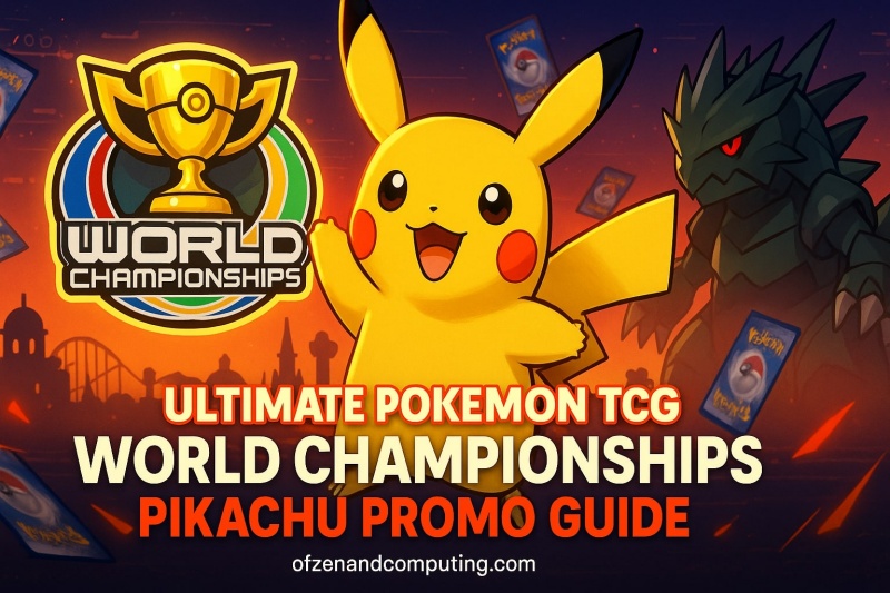 Pokemon TCG World Championships Pikachu Promo