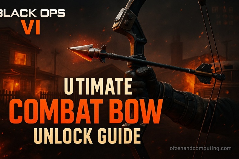 Unlock Combat Bow Black Ops 6