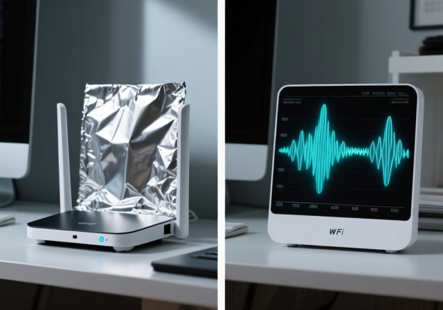 Does Aluminum Foil Behind Your WiFi Router Boost Signal? [cy] Test Results - Propel RC
