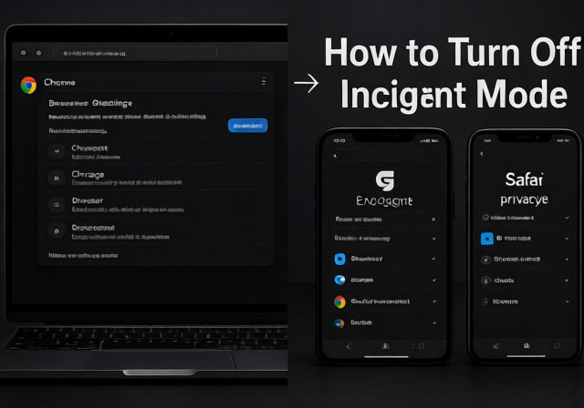 How to Turn Off Incognito Mode