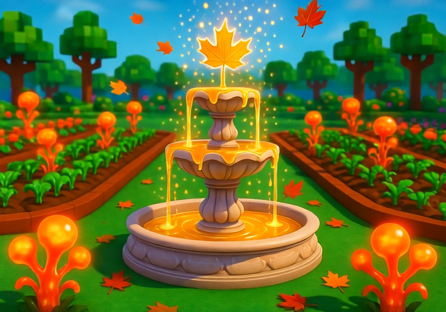 Grow a Garden Fall Fountain Guide