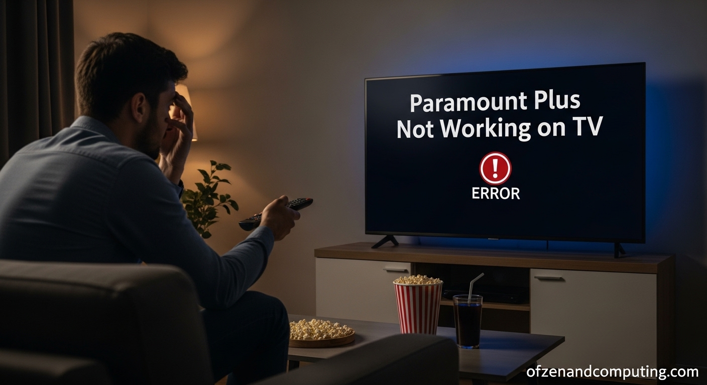 Paramount Plus Not Working on TV