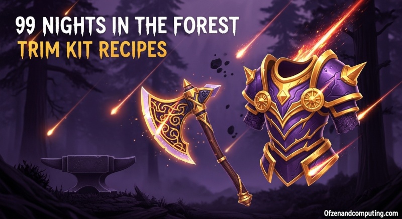 99 Nights in the Forest Trim Kit Recipes