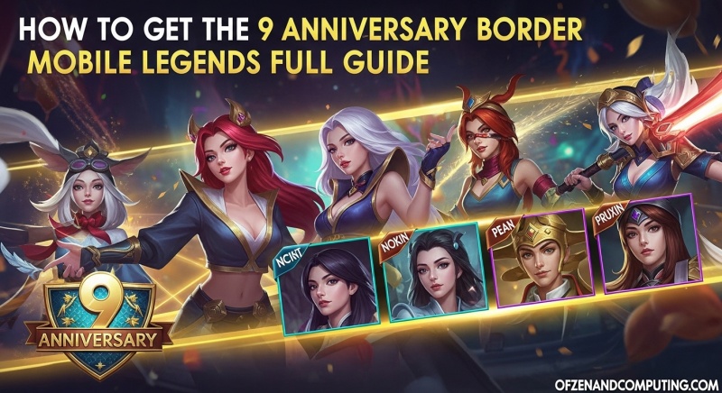 9th Anniversary Border MLBB