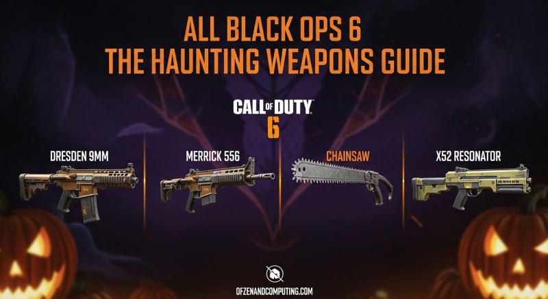 All Black Ops 6 Haunting Weapons