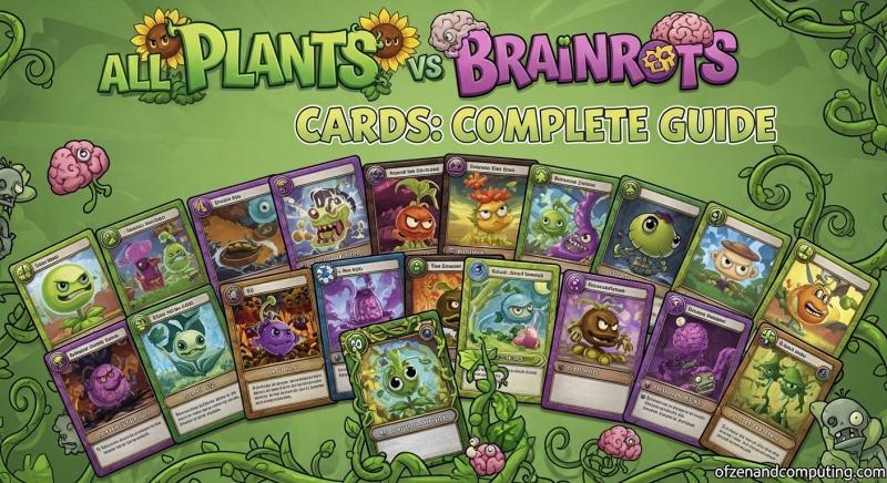 All Plants vs Brainrots Cards