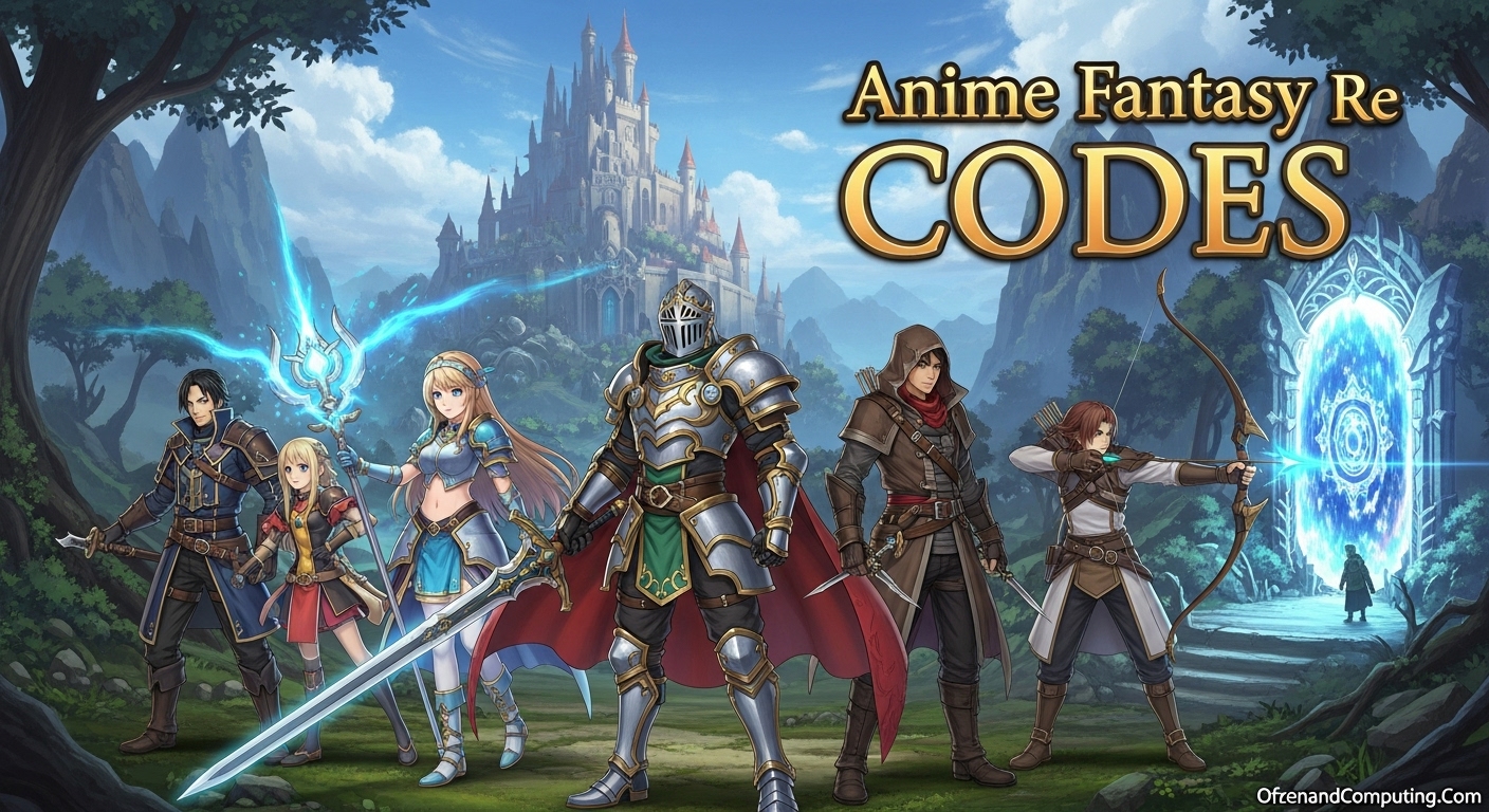 Anime Fantasy Re Codes