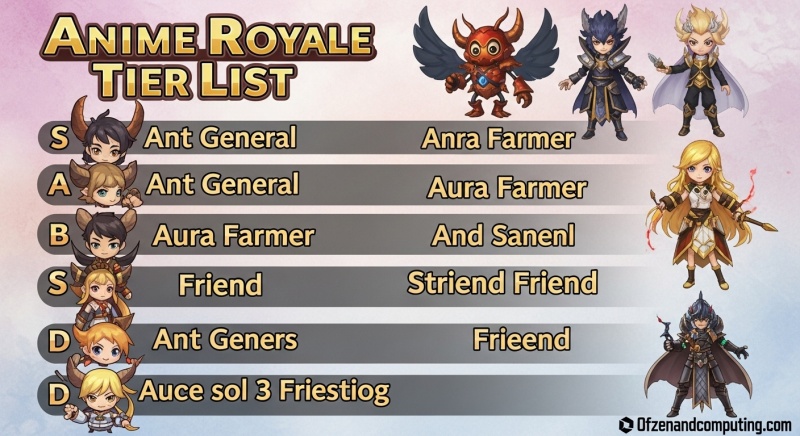 Anime Royale Tier List