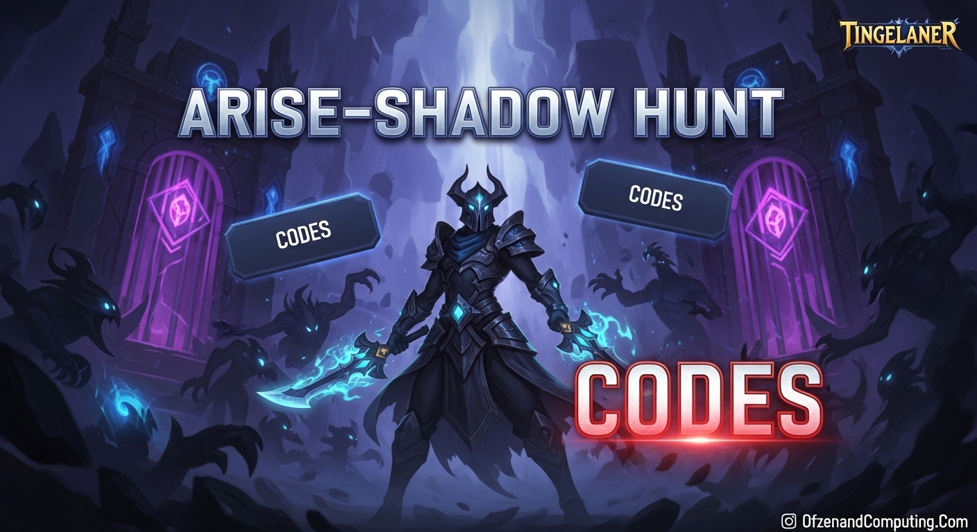 Arise-Shadow Hunt Codes