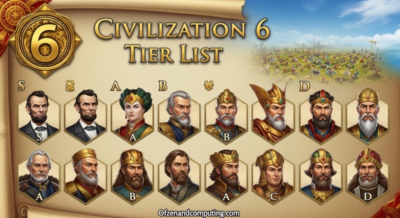 Civilization 6 Tier List